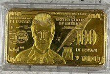 Donald Trump 24K Gold Plated Bar