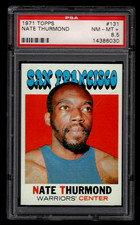 NATE THURMOND 1971 TOPPS BASKETBALL CARD #131 PSA 8.5 NM-MT+ HOF