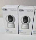 2x Lot NEW - 360 View 2K Pet Camera w/Phone App Indoor Security P2T Baby Monitor