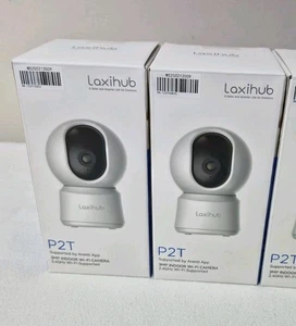2x Lot NEW - 360 View 2K Pet Camera w/Phone App Indoor Security P2T Baby Monitor