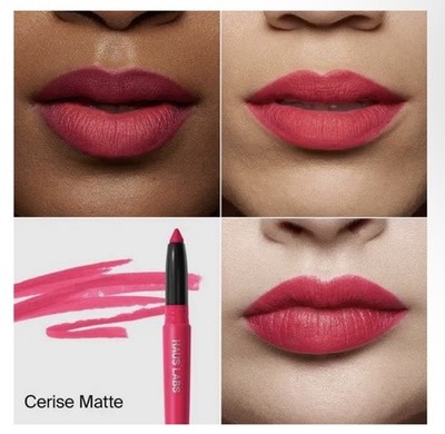 Haus Labs Cosmetics Le Monster Lip Crayon Lady Gaga Cerise Matte Cool Red Pink
