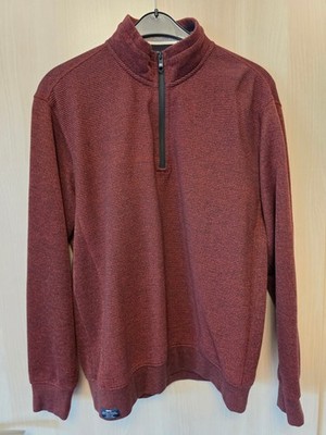 Engbers Herren Sweatshirt Troyer Rot Gr. L *Neuwertig