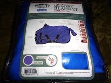 TOUGH 1 Miniature Horse Heavyweight Winter Turnout Blanket 1200D Blue 50"
