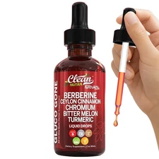 60ml Organic Ceylon Cinnamon Berberine Liquid Drops Supplement