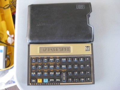 Vintage HP 12C Financial Calculator Hewlett Packard w/ Case   USA - FREE SHIP