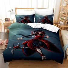 Roter Marienkäfer Superheldin Bettwäsche Set 56.Individuell Bettbezug+Kissenbez.