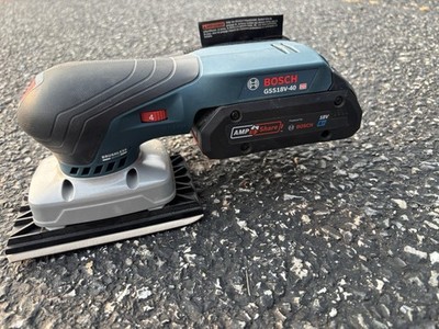 Bosch GSS18V-40 18V Brushless Variable Speed Orbital Cordless Sander W Battery