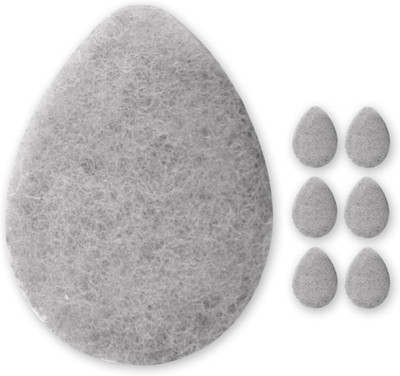 KOL Face Scrubber, Charcoal Infused Exfoliating Facial Cleansing Pads, Disposabl