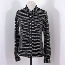 Vintage 1990s Dolce and Gabbana blouse sz L, ladies dress shirt