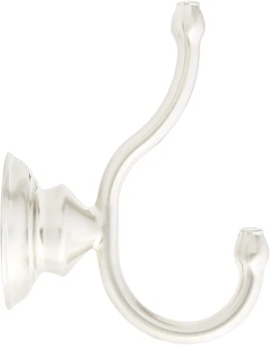 Signature Hardware SHBERH2PN Beasley Double Robe Hook - Polished Nickel - Picture 2 of 2