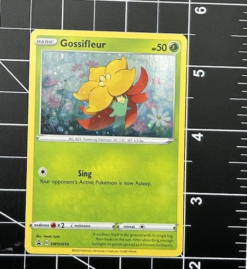 Gossifleur SWSH010 Black Star Promo Holo Sword & Shield