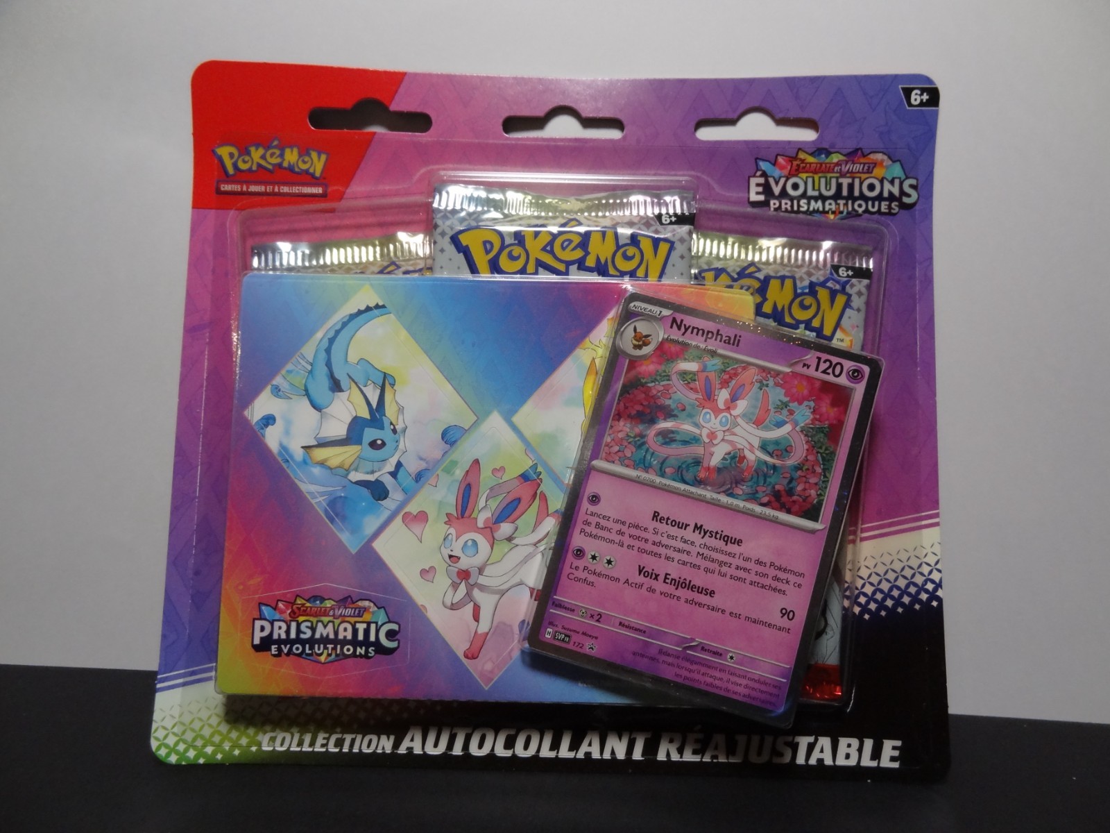 Coffret Pokémon Tripack Nymphali : Evolutions Prismatiques - EV8.5 - NEUF - FR