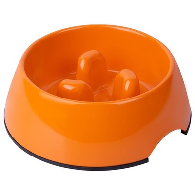 Super Design Slow Feeder Dog Bowl, 3 Cup, Non-Slip, Heat-Resistant, Sturdy, D...