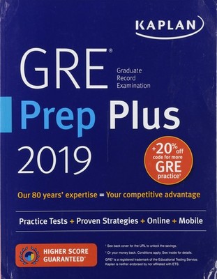GRE Prep Plus 2019,