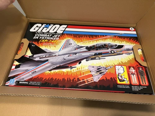 GI JOE HASLAB SKYSTRIKER ONLY No Figures - Opened Parital Built