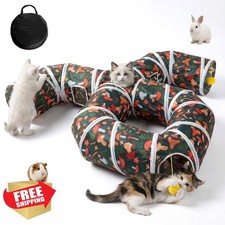 Cat Tunnel Octopus Shape Tear-Resistant Collapsible Play Tube
