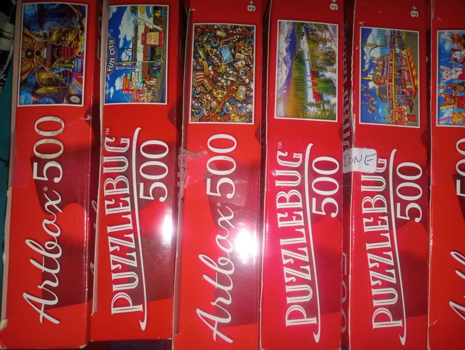 Lote de 18 rompecabezas surtidos de un ávido coleccionista abiertos y sin probar Foto 2 de 4