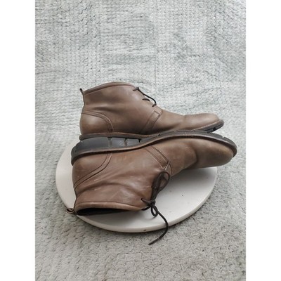 ECCO Chukka Ankle Boots Mens Size 44 EU 11 US Brown Leather  display picture 1