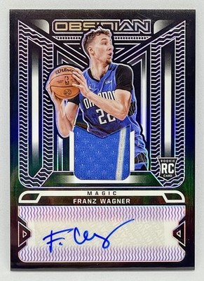 2021-22 Obsidian Franz Wagner Rookie Jersey Ink Purple 22/35 - Jersey Match