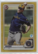 2020 Bowman 1st Edition Gold Foil 43/50 Zack Brown #BFE-34 nd3