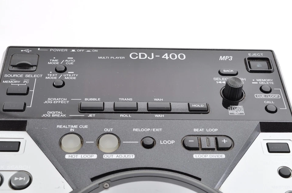 Pioneer CDJ-400 Digital Multi Player 000395JP With Transformer In-stock - Image 3 of 4