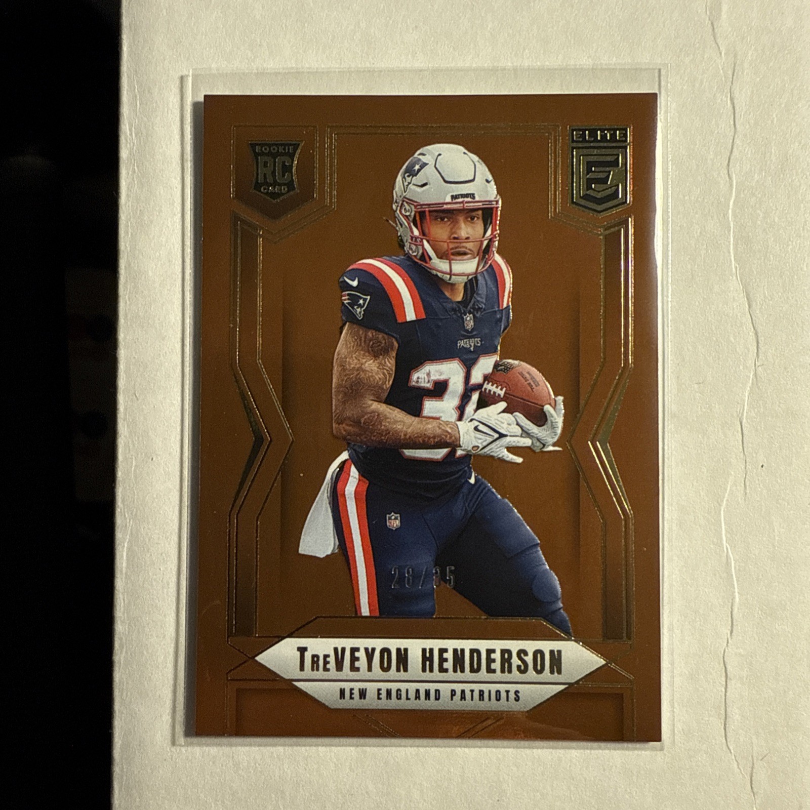 TreVeyon Henderson Panini Donruss Elite #152 Bronze