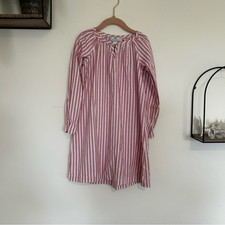 Petite Plume Red White Striped Long Sleeve Nightgown Little Kids Toddler Size 5