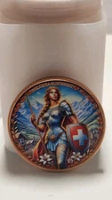 1 oz Copper Round Colorized .999 Swiss Helvetia Suntenbit 2025 One Tube Of (20) 