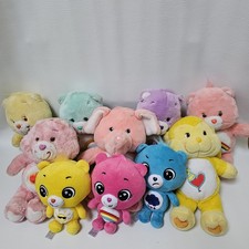 Vtg Care Bears Lot of 10 Plush 1983 - 2022 Cousins Sing Along Friends Wish Cheer