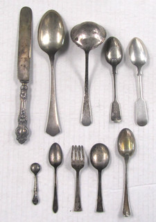 Lot Assorted Silver.925 Vintage Forks Contains 5 Pieces