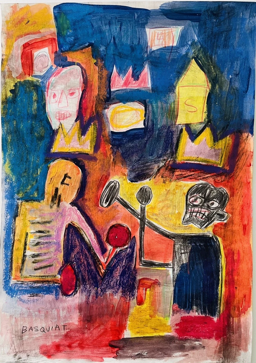 Jean-Michel Basquiat Art Drawings for sale | eBay