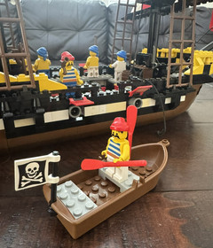 Lego Pirates 6285 Black Seas Barracuda(1989) 100% complete w/box & instruction 