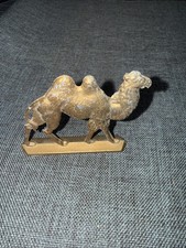 Vintage Semi Flat Metal Zoo / Wild Animal Camel Model Toy Britains Era