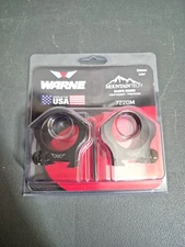 Warne 7220M Scope Mount Rings - Black