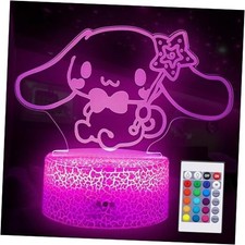 16 Colors Night Light 3D Illusion Table Lamp with Touch  Remote Control