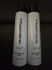 2 Pc Peter Coppola Color Control Shampoo Conditioner Color Treated 12 oz (D8)
