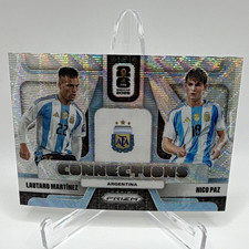 Panini Prizm 2026 FIFA World Cup Silver Prizm Connections #23 Martinez Paz