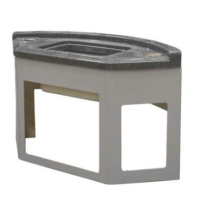 Misty Harbor Boat Corner Galley Console 002076-G | w/ Sink Pontoon 50 Inch