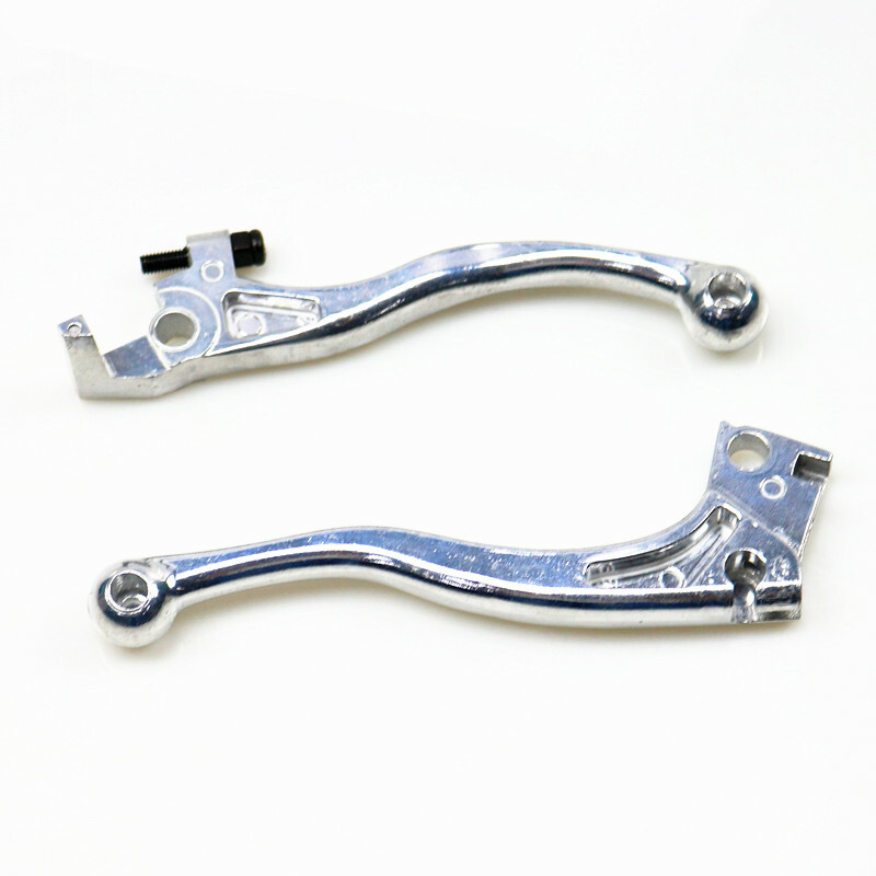 Chrome Brake Clutch Levers For Kawasaki KLX 250 650 199395 KDX 220