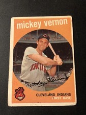 1959 Topps Mickey Vernon #115