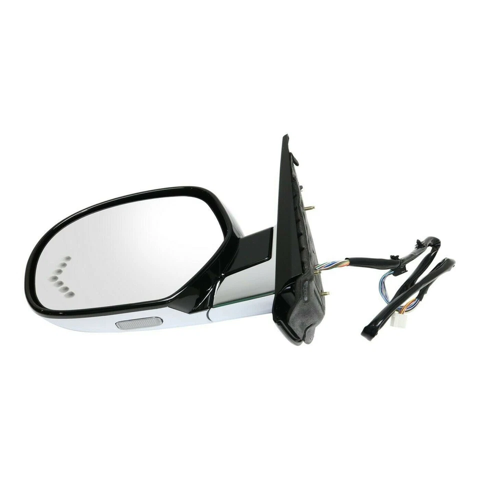 Espejo retrovisor eléctrico del lado izquierdo del conductor plegable térmico cebado para Cadillac Escalade 2007-2014 Foto 3 de 4