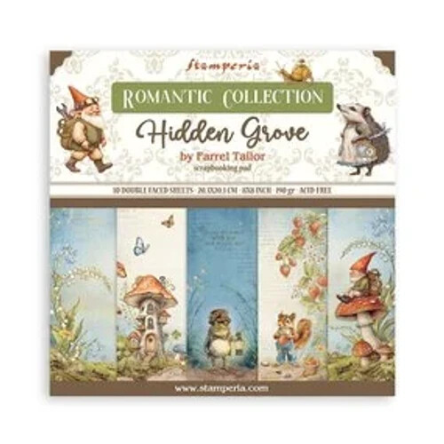 Stamperia Scrapbook Pad 8x8 - Hidden Grove - Picture 1 of 1