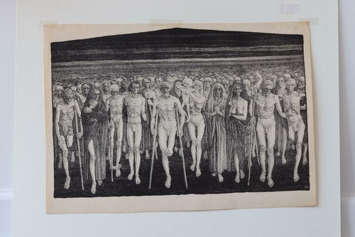 CARL HOECKNER - German/Chicago Artist, The Homecoming of 1918 - Most Iconic work o - Bild 2 von 3