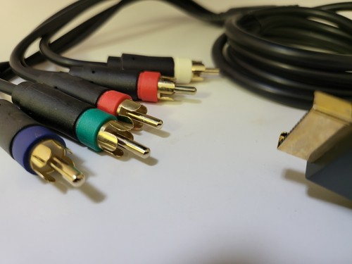 NEW HD GOLD PLATED COMPONENT AV AUDIO VIDEO CABLE CORD FOR PLAYSTATION 2 PS2 - Picture 2 of 4