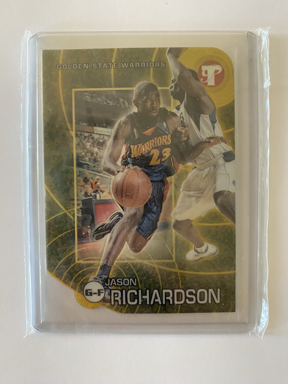2002-03 Topps Pristine Jason Richardson Gold Refractor Die Cut 28/99 Warriors