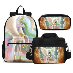 Unicorn Print Backpack Insulated Lunchbox Sling Bag Pen Case Kids Xmas Gifts Lot | eBay