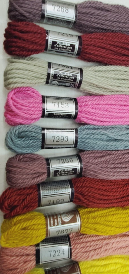 Lot 31 Skeins DMC Laine Wool Persian Yarn Floss Crewel Needlepoint 31 Colors B - Image 4 of 4