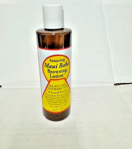 Amazing Maui Babe Browning Lotion Fast Dark Tan 8 Oz *New