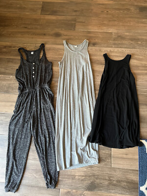 knee length dresses for ladies Denim Lab USA Overall Long Skirt | Denim Blue main image 0