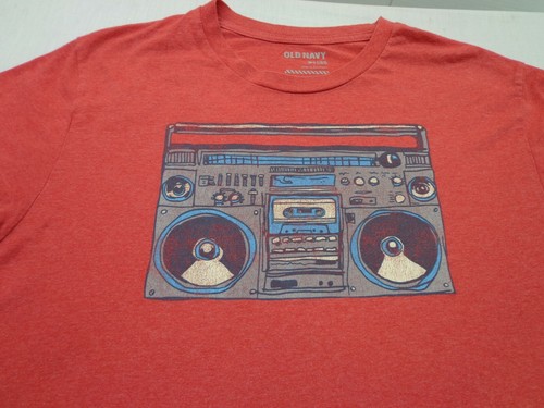 Old Navy Boombox Music Radio Graphic 